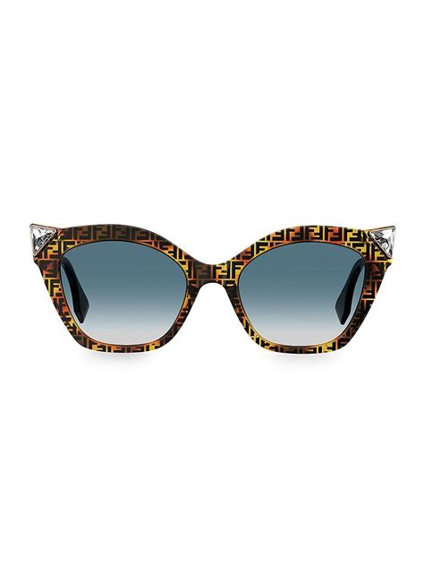 fendi crystal embellished cat eye sunglasses|fendi eyeglasses authentic.